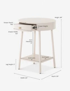 Jules Nightstand -Chic Furniture Sale 104492 007 opn 1 1
