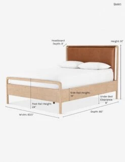 Tierney Leather Bed -Chic Furniture Sale 108480 003 prm 1 queen