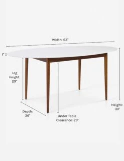Cici Oval Dining Table 7 Cici Oval Dining Table -Chic Furniture Sale 16 cici oval dining table