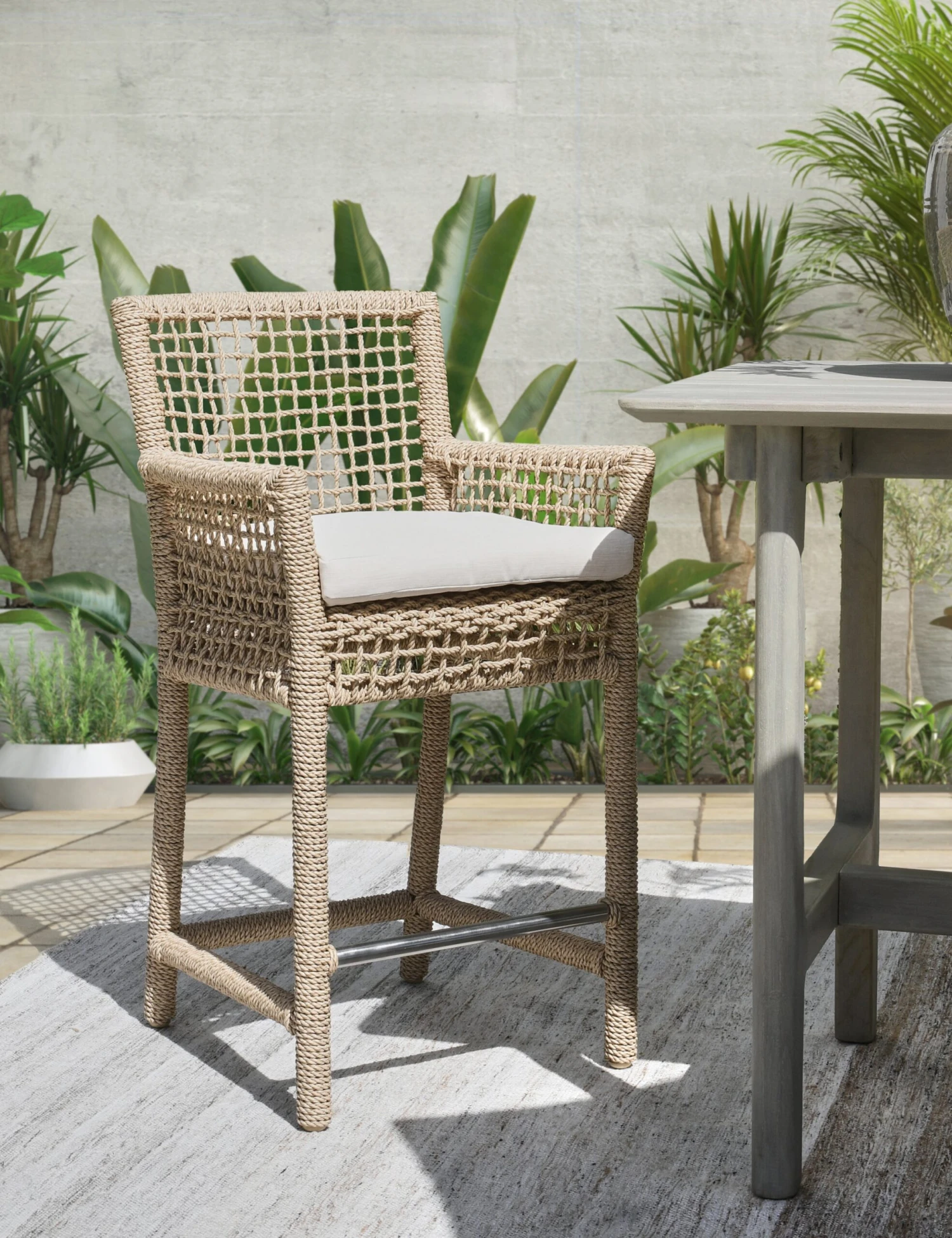 Beverly Indoor / Outdoor Counter Stool 2 Beverly Indoor / Outdoor Counter Stool - Image 2
