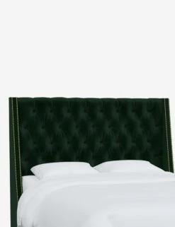 Admina Headboard -Chic Furniture Sale AdminaHeadboard EmeraldVelvet 120NB GDMHRVLVEMR