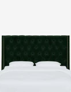 Admina Headboard -Chic Furniture Sale AdminaHeadboard EmeraldVelvet 120NB GDMHRVLVEMR 1