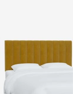 Aliyah Headboard -Chic Furniture Sale AliyahHeadboard CitronellaVelvet 3650TMNCCTRNLL