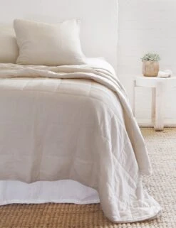 Antwerp Coverlet By Pom Pom At Home -Chic Furniture Sale Antwerp Coverlet Natural NEW