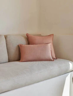 Arlo Linen Pillow -Chic Furniture Sale ArloPillowVignettes 6666 SITECROP 2 TERRACOTTA 1 e1d64a38 e5b9 4dea 86a0 d050b921a20f