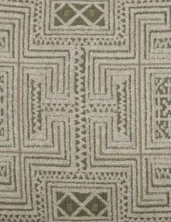 Azra Indoor / Outdoor Pillow By Sunbrella For Lulu And Georgia -Chic Furniture Sale AzraOutdoorLumbarPillow CadetGreen A0655705B 1538 swatch