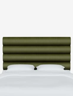 Bailee Headboard 36 Bailee Headboard -Chic Furniture Sale BaileeHeadboard PineVelvet CHB0150MJSPN 1