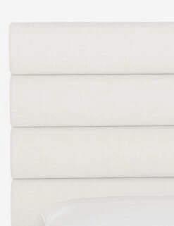 Bailee Headboard 35 Bailee Headboard -Chic Furniture Sale BaileeHeadboard SnowVelvet CHB0150TTNSNW 3