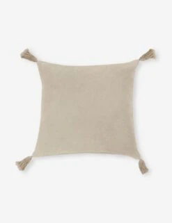 Bianca Velvet Pillow By Pom Pom At Home -Chic Furniture Sale Biancanatural20copy