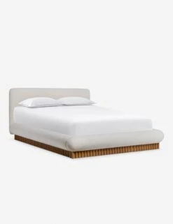 Billow Bed By Sarah Sherman Samuel -Chic Furniture Sale BillowBedbySarahShermanSamuel IvoryBoucle Queen A0656441 4401 Product