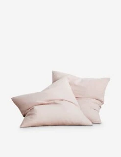 European Flax Linen Euro Pillowcases (Set Of 2) By Cultiver 25 European Flax Linen Euro Pillowcases (Set Of 2) By Cultiver -Chic Furniture Sale CULTIVER Blush Euro