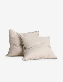 European Flax Piped Linen Euro Pillowcases (set Of 2) By Cultiver 9 European Flax Piped Linen Euro Pillowcases (set Of 2) By Cultiver -Chic Furniture Sale CULTIVER Piped Natural Forest Euros a7e5a45b 7cf9 4278 a117 b03140d49f6f