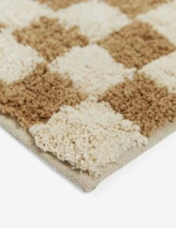 Checkerboard Bath Mat By Sarah Sherman Samuel -Chic Furniture Sale CheckerboardBathMatbySarahShermanSamuel Cafe 21 x34 A06557445157