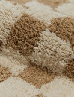 Checkerboard Bath Mat By Sarah Sherman Samuel -Chic Furniture Sale CheckerboardBathMatbySarahShermanSamuel Cafe 21 x34 A06557445158