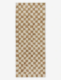 Checkerboard Bath Mat By Sarah Sherman Samuel -Chic Furniture Sale CheckerboardBathMatbySarahShermanSamuel Cafe 2 x5 A0655745 5146