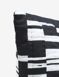 Gemma Sham, (Set Of 2) -Chic Furniture Sale GemmaSham Standard BlackandNatural 2807