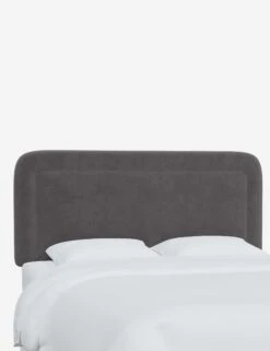 Gwendolyn Headboard -Chic Furniture Sale GwendolynHeadboard SteelVelvet 1451FTTNSTL