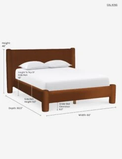 Hyvaa Bed By Sarah Sherman Samuel -Chic Furniture Sale HyvaaBed Cognac 3609 CalKing