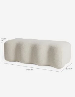 June Bench By Eny Lee Parker -Chic Furniture Sale JuneBenchbyEnyLeeParker Ivory A0655308 2540 1