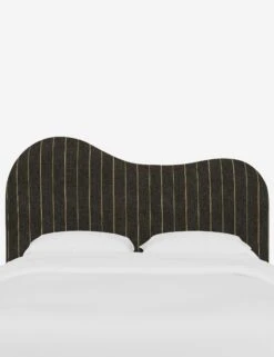 Kadence Headboard -Chic Furniture Sale KadenceHeadboard PeppercornStripe 922QFRTPPR 2 SITECROP