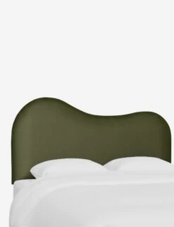 Kadence Headboard -Chic Furniture Sale KadenceHeadboard PineVelvet 922QMJSPN 1 SITECROP