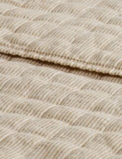 Lammin Linen Quilted Coverlet By Sarah Sherman Samuel -Chic Furniture Sale LamminLinenCoverlet Goldenrod Queen Full A0656731 859 Product