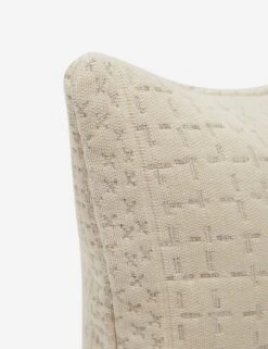 Larchmont Indoor / Outdoor Pillow By Sunbrella For Lulu And Georgia -Chic Furniture Sale LarchmontIndoor OutdoorLumbarPillow Ivory A0652662B1