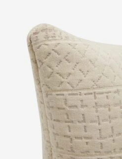 Larchmont Indoor / Outdoor Pillow By Sunbrella For Lulu And Georgia -Chic Furniture Sale LarchmontIndoor OutdoorPillow Ivory A0652661B 2599
