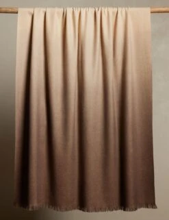 Activity Beneath The Surface Cashmere Throw By James Perkins -Chic Furniture Sale Lulu and Georgia ActivityBeneaththeSurfaceThrow PuttyA0656308 2 Product