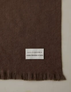 Activity Beneath The Surface Cashmere Throw By James Perkins -Chic Furniture Sale Lulu and Georgia ActivityBeneaththeSurfaceThrow PuttyA0656308 3 Product