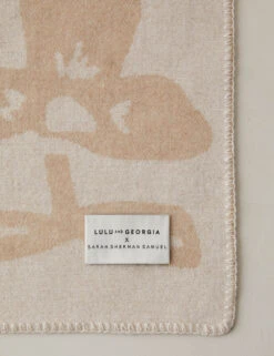 Apila Wool Throw By Sarah Sherman Samuel -Chic Furniture Sale Lulu and Georgia ApilaThrowbySarahShermanSamuel Ivory Beige A0656786 158 Product