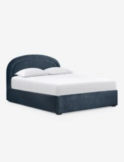 Newbery Platform Bed 25 Newbery Platform Bed -Chic Furniture Sale NewberyPlatformBed BlueVelvet Queen L04731295027 Product