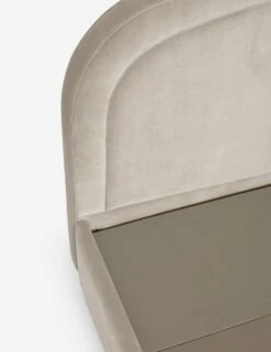 Newbery Platform Bed 37 Newbery Platform Bed -Chic Furniture Sale NewberyPlatformBed Oatmeal Velvet Queen L04731295031 Product