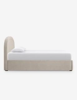 Newbery Platform Bed 36 Newbery Platform Bed -Chic Furniture Sale NewberyPlatformBed Oatmeal Velvet Queen L04731295033 Product