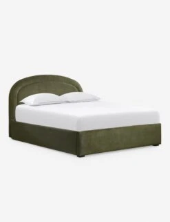Newbery Platform Bed 39 Newbery Platform Bed -Chic Furniture Sale NewberyPlatformBed Olive Velvet Queen L04731295027 Product