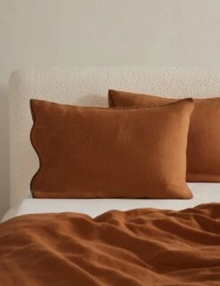 Essie Hemp Sham By Sarah Sherman Samuel 26 Essie Hemp Sham By Sarah Sherman Samuel -Chic Furniture Sale OteliaHempSham Umber Standard A0656700 197 Product