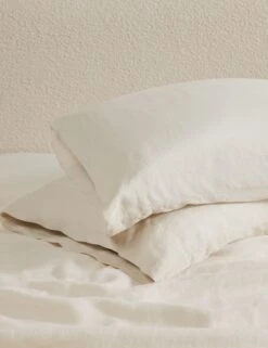 Essie Hemp Pillowcases (Set Of 2) By Sarah Sherman Samuel -Chic Furniture Sale OteliaPillowcaseSet Cream Standard A0656713 2049 Product