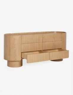 Raphael Dresser -Chic Furniture Sale Raphael6DrawerDresser HoneyOak A06560782196