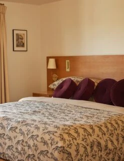 Tiger Hemp Duvet Cover By Sarah Sherman Samuel -Chic Furniture Sale SSSHOTEL Site Crops Lifestyle 22