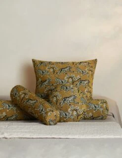 Tiger Pillow By Sarah Sherman Samuel -Chic Furniture Sale TigerPillowbySarahShermanSamuel Gold A0655808B GROUP 2133 StudioLifestyle