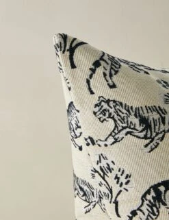 Tiger Pillow By Sarah Sherman Samuel -Chic Furniture Sale TigerPillowbySarahShermanSamuel Ivory A0655807B1018 Product