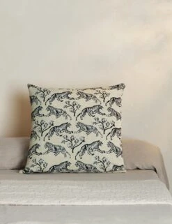 Tiger Pillow By Sarah Sherman Samuel -Chic Furniture Sale TigerPillowbySarahShermanSamuel Ivory A0655807B StudioLifestyle