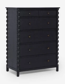 Topia 6-Drawer Dresser By Ginny Macdonald -Chic Furniture Sale TopiaTallDresser Black16787