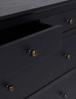 Topia 6-Drawer Dresser By Ginny Macdonald -Chic Furniture Sale TopiaTallDresser Black16798