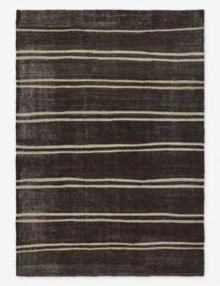 Vintage Kilim Hand-Knotted Wool Rug No. 8, 6'8" X 7'1"