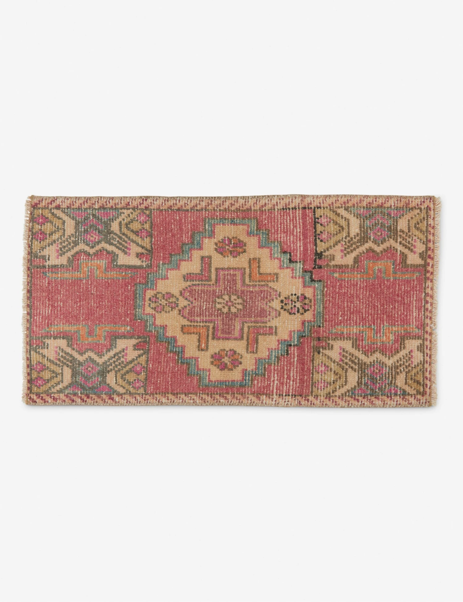 Vintage Turkish Mini Rug No. 117, 1'4" X 2'8" 1 Vintage Turkish Mini Rug No. 117, 1'4" X 2'8"