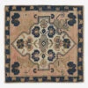 Vintage Turkish Mini Rug No. 126, 2' X 2'