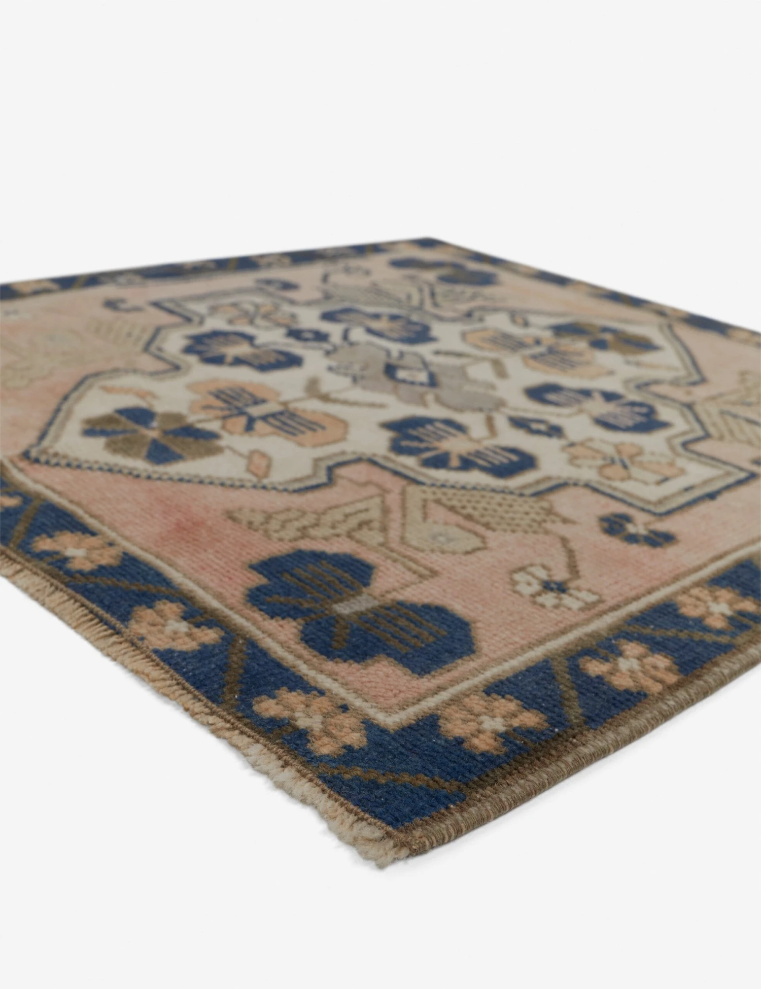 Vintage Turkish Mini Rug No. 126, 2' X 2' - Image 2