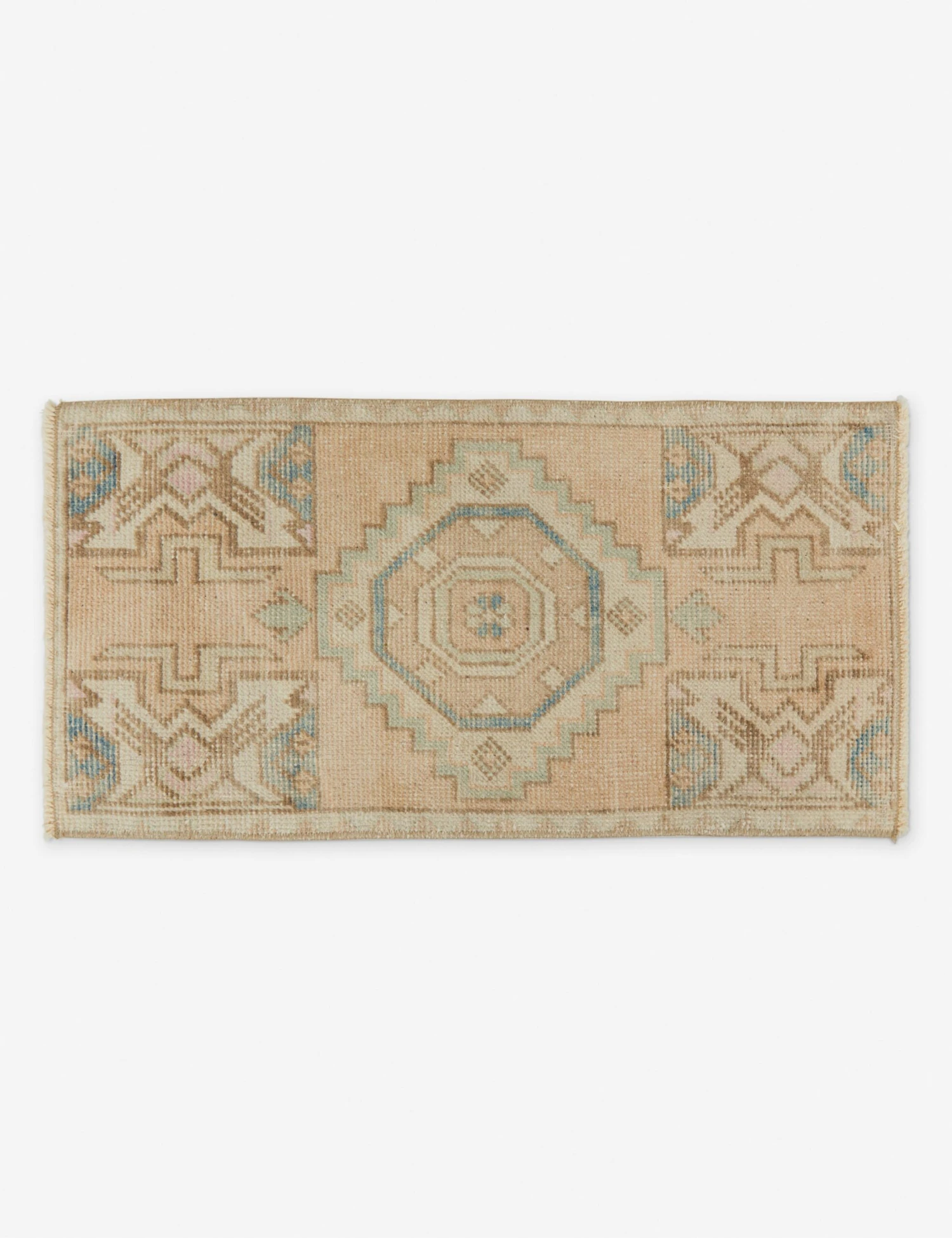 Vintage Turkish Mini Rug No. 138, 1'4" X 2'8"