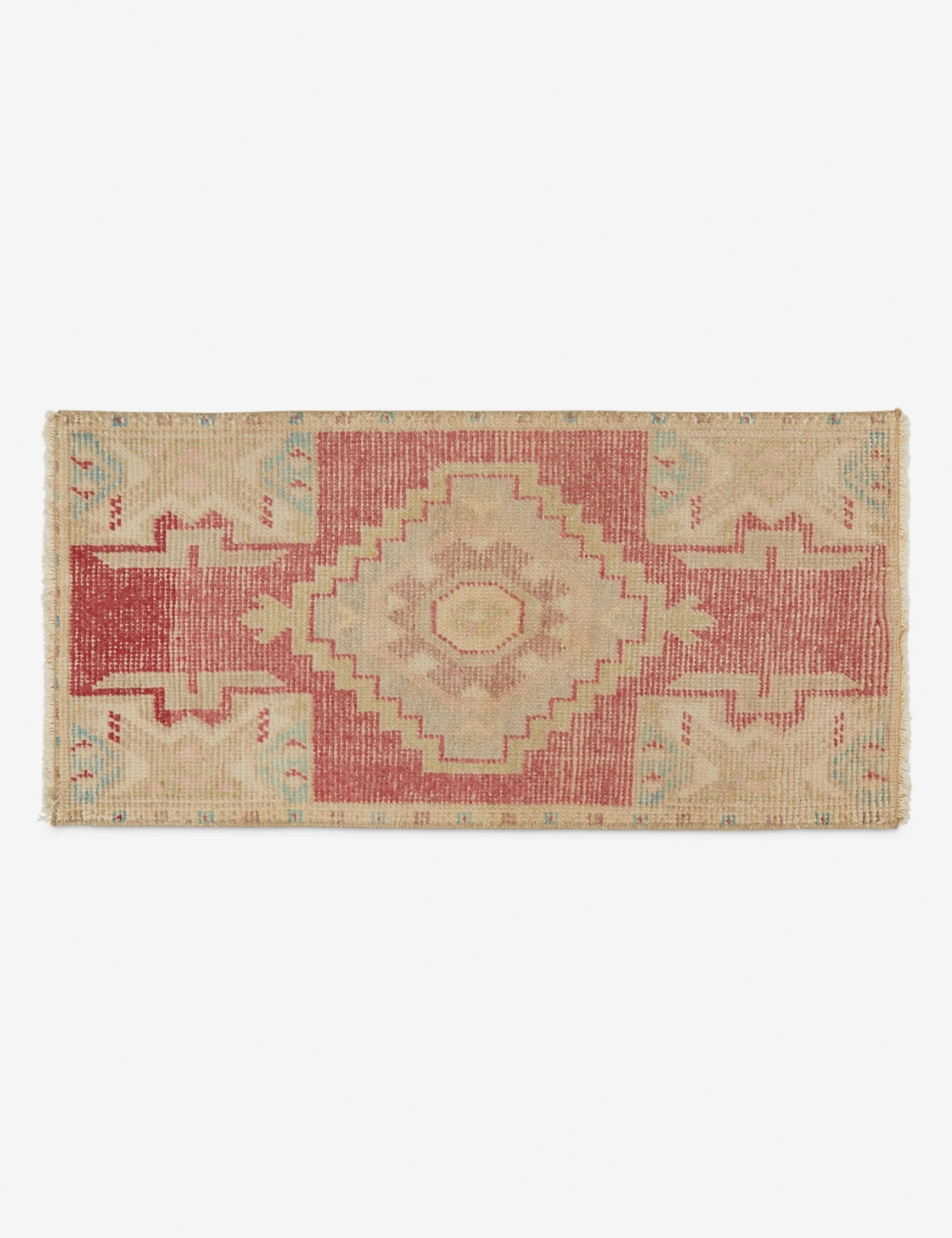 Vintage Turkish Mini Rug No. 163, 1'6" X 3'4"